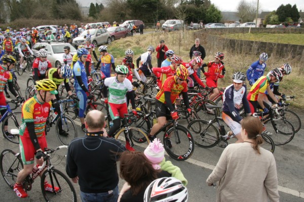 Start of the 2010 Carrick Wheelers Cup Cat. 1 & 2 Race